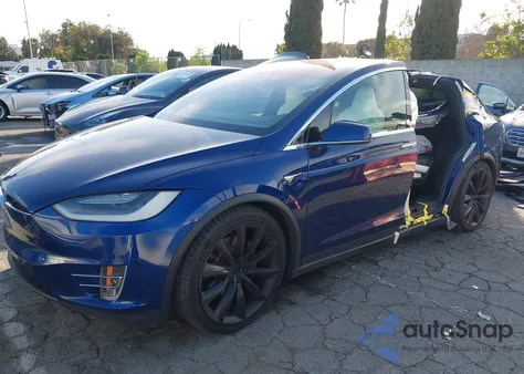 2019 Tesla Model X 100D/75D/Long Range from USA, damaged, VIN 5YJXCAE23KF192296